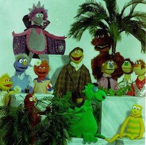 Das Puppen-Ensemble der Pilotstaffel, 1979.